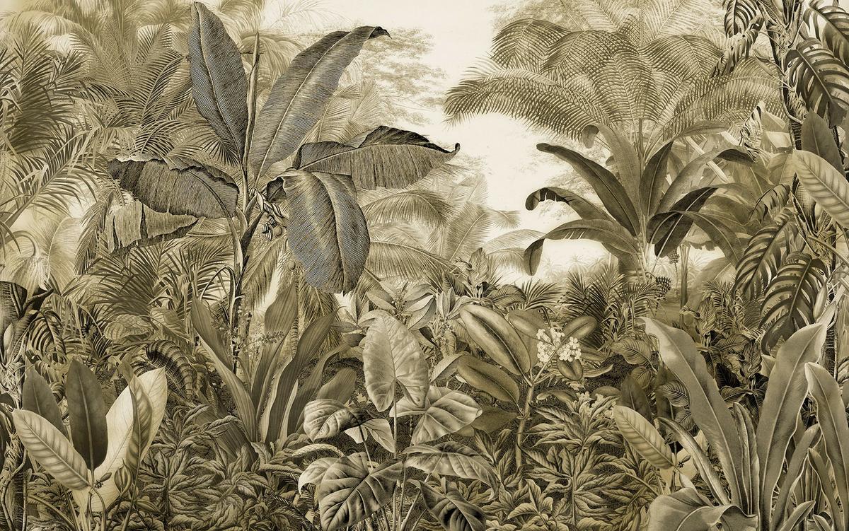 Vliestapete Adventure Awaits - Braun/Weiß, Basics (400/250cm) - Komar