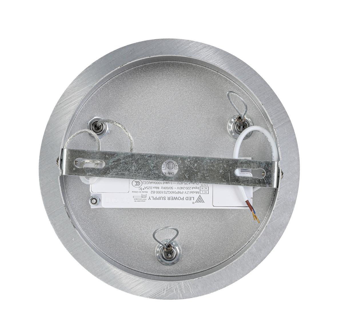 ZÁVESNÉ LED SVIETIDLO SILVI - strieborná, Modern, kov/plast (50/120cm) - Mömax