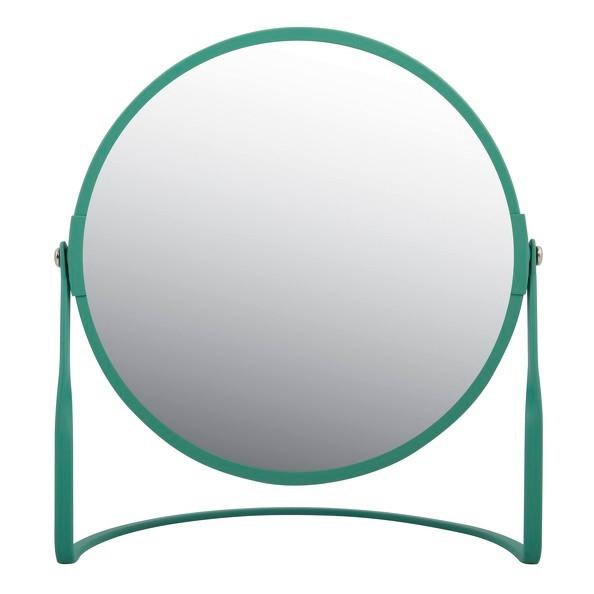 Standspiegel Akira Matt-Green - Grün, Basics, Glas (18,4/10,5/20cm)