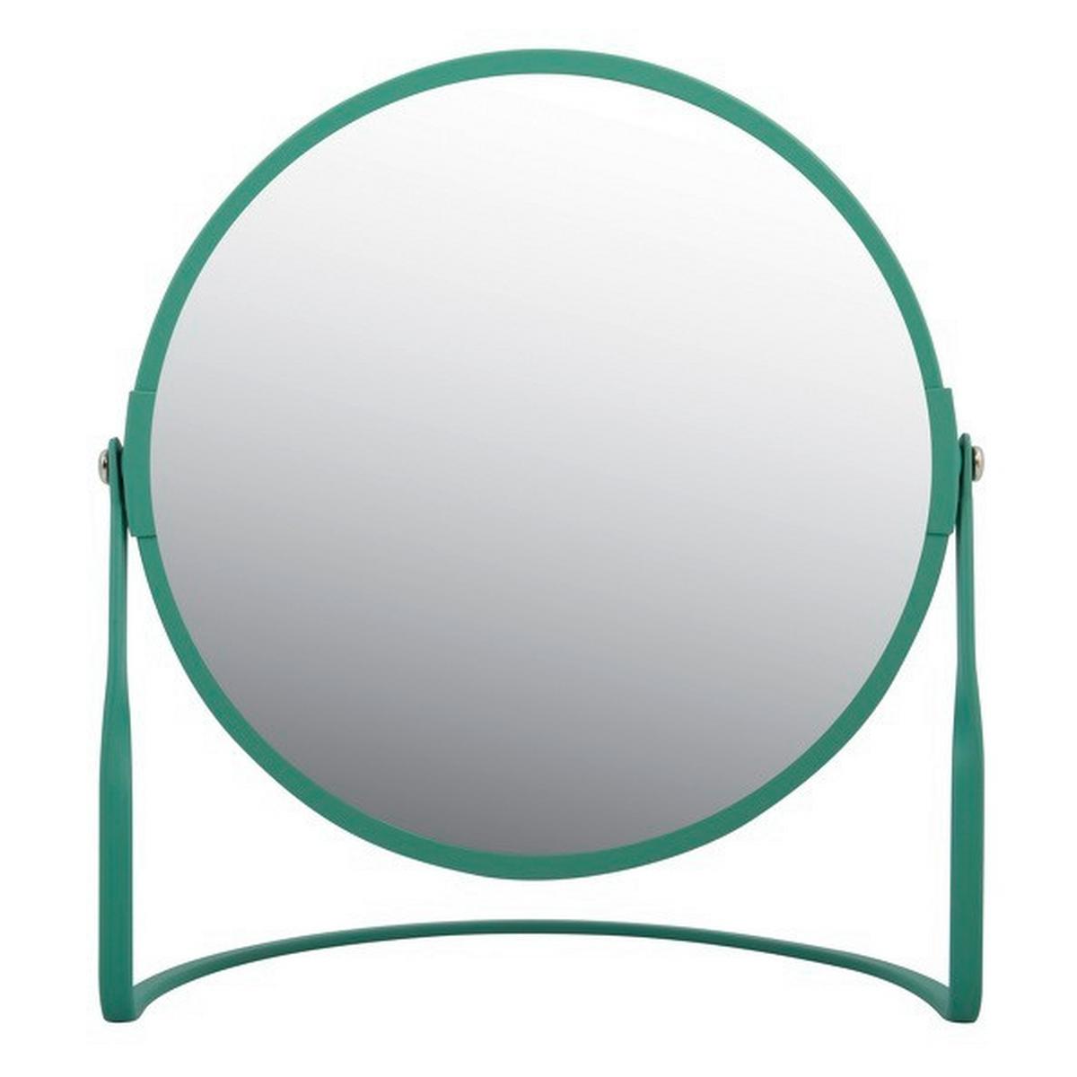 Standspiegel Akira Matt-Green - Grün, Basics, Glas (18,4/10,5/20cm)