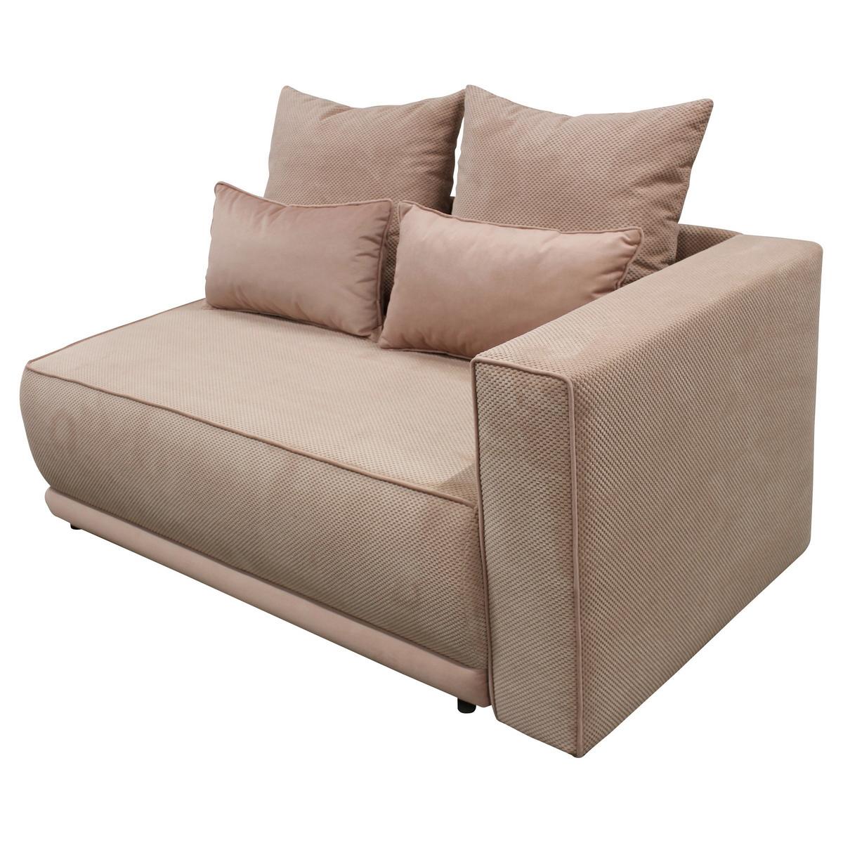 Récamiere Iga Re Rosa B: 168 Cm - Rosa, Design, Textil (168/73/99cm) - MID.YOU