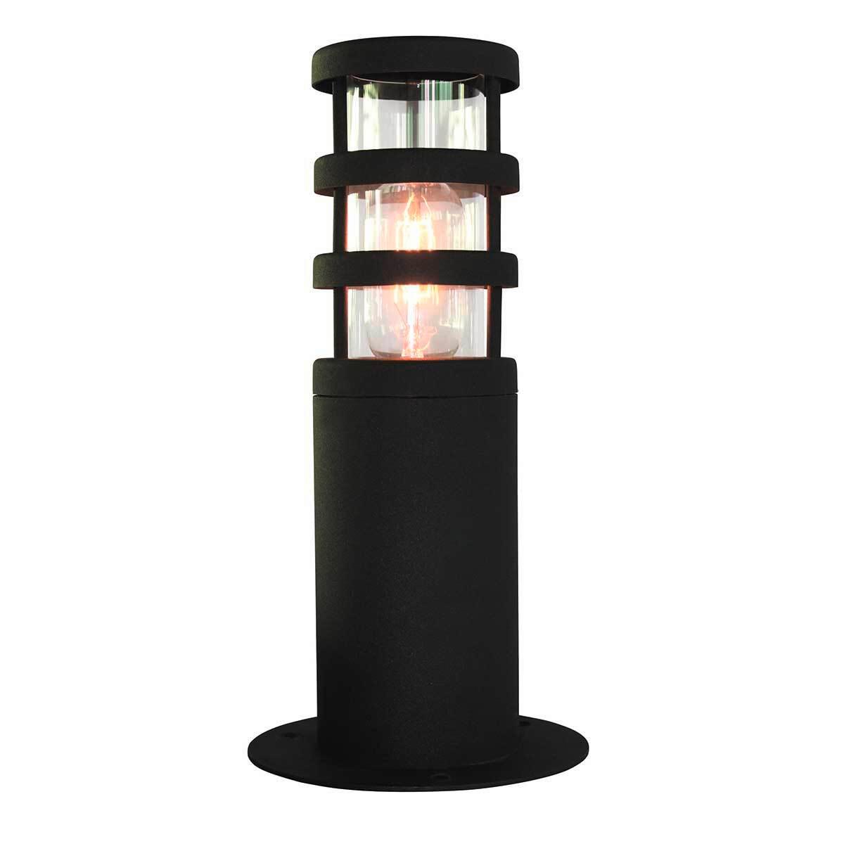 Wegeleuchte Hornbaek-Ped - Schwarz, KONVENTIONELL, Metall (30,7/13cm) - Elstead Lighting