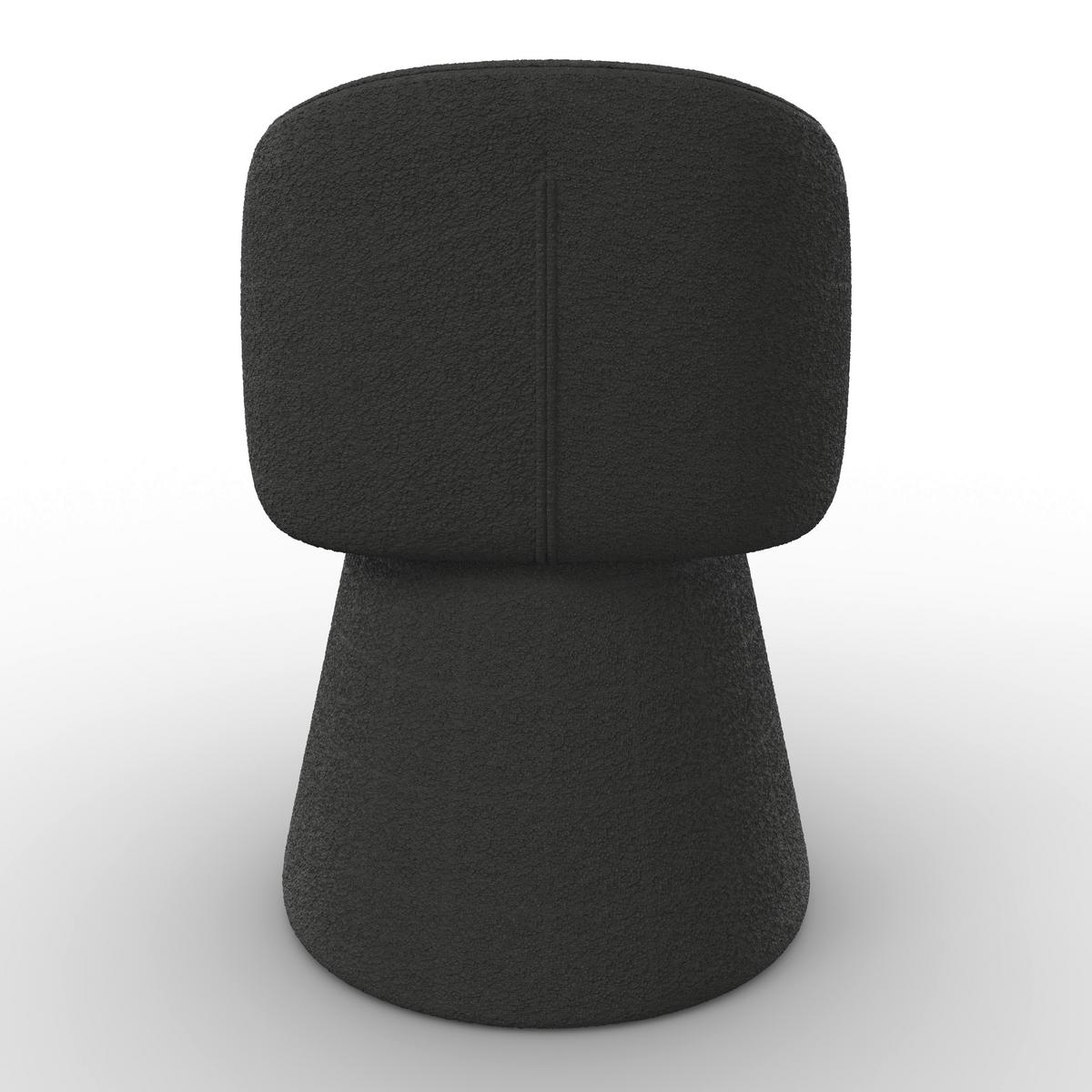 STOLIČKA S PODRÚČKAMI MAIA - čierna, Modern, kov/textil (60/84,5/59cm) - Bessagi Home