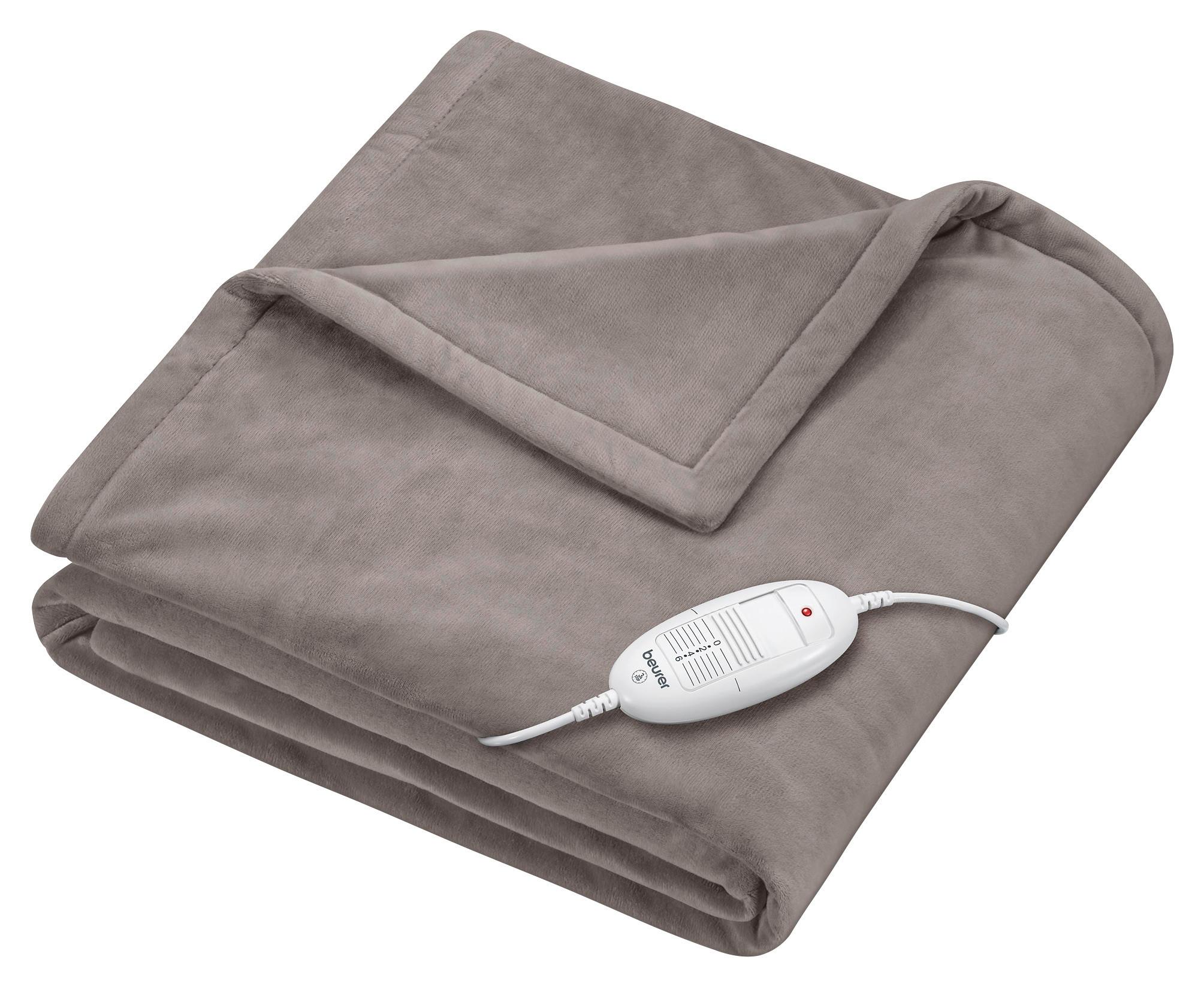 Heizdecke 75 Taupe Mit 6 Temperaturstufen - Taupe, KONVENTIONELL, Kunststoff (130/180cm) - Beurer