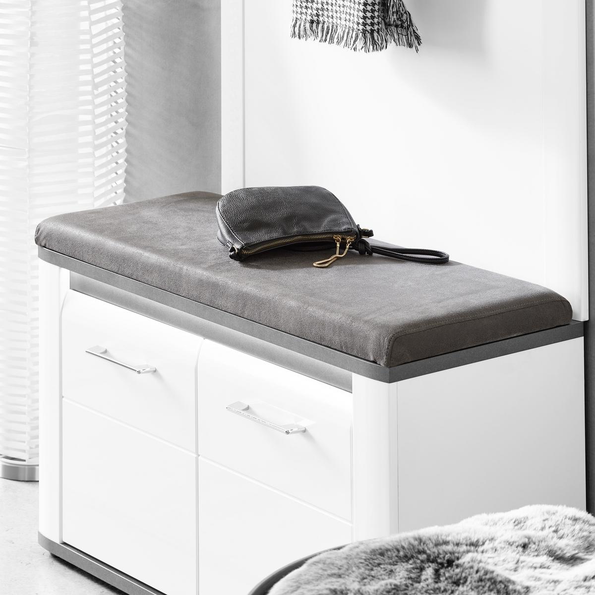 Sitzkissen für Garderobenbank Alassio Grau 85x34,6 cm - Grau, MODERN, Kunststoff/Textil (85/5/34,6cm)