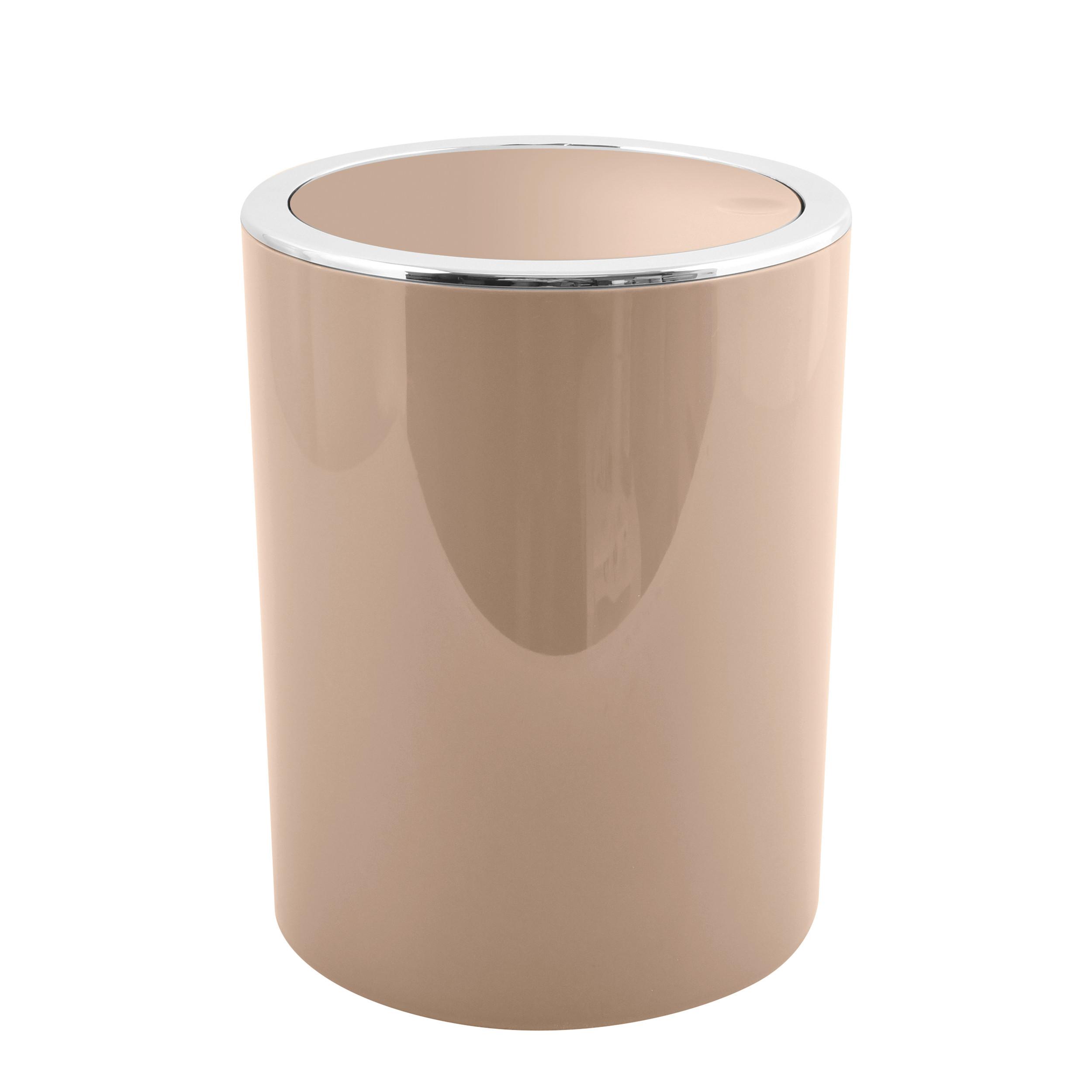 SCHWINGDECKELEIMER KAMAKA CAPPUCCINO - Cappuccino, Basics, Kunststoff (19/19/24.2cm) - MSV