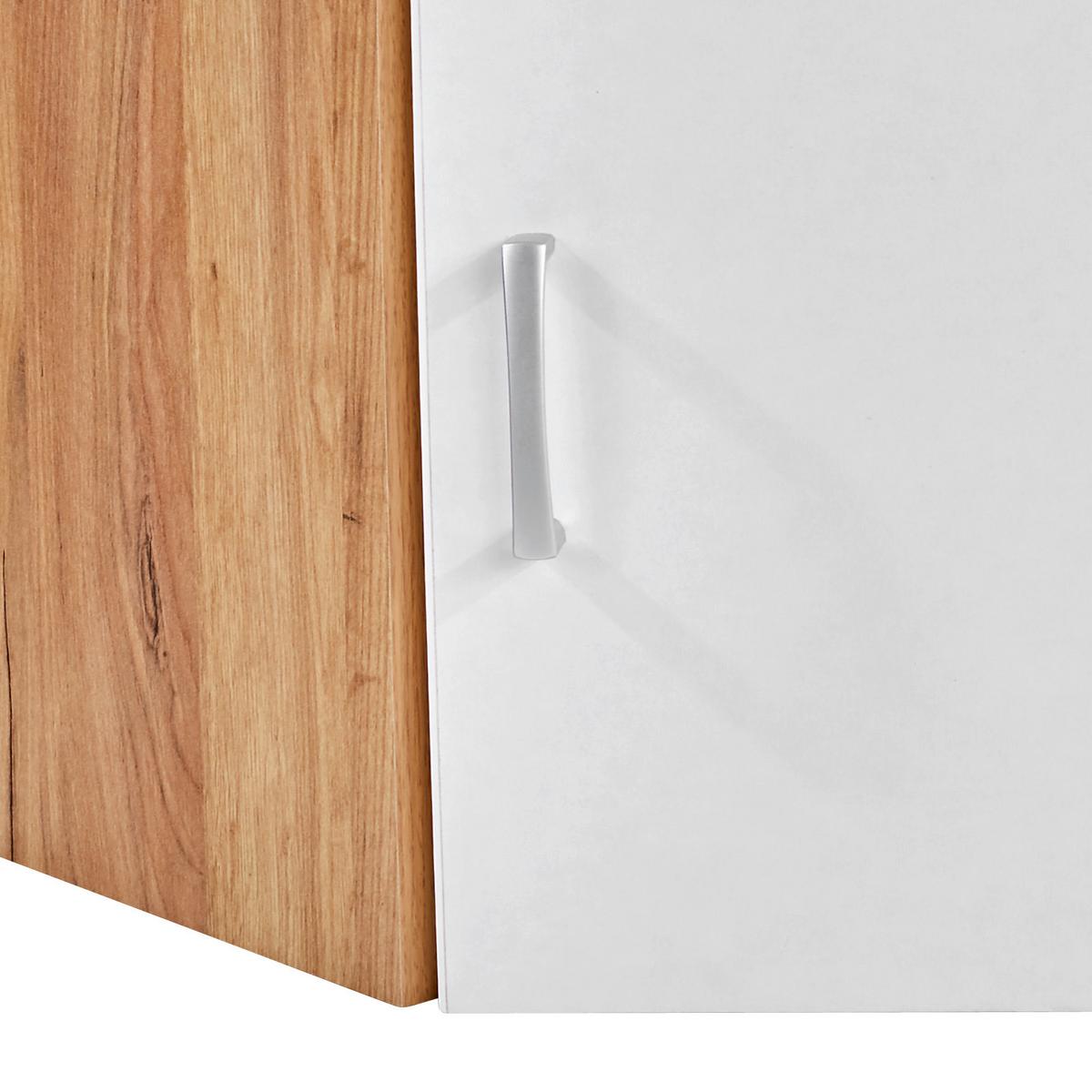 Aufsatzschrank 80 Cm Tio Weiß/kraft Eiche Dekor - Eichefarben/Weiß, KONVENTIONELL, Holzwerkstoff (80/80cm)