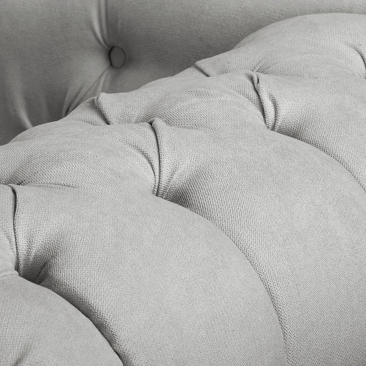 Récamiere Pako Grau B: 185cm - Braun/Grau, Design, Textil (185/93/75cm) - Livetastic