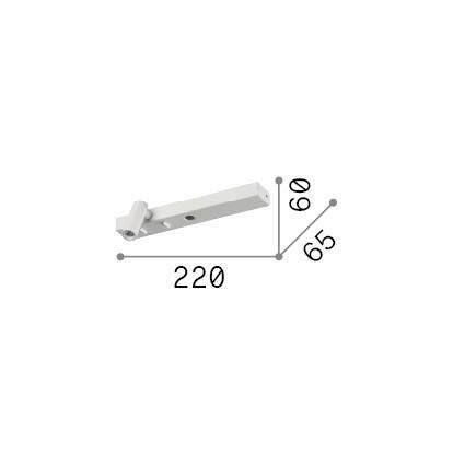 Led-wandleuchte Bonne Nickelfarben B: 6 Cm - Nickelfarben, Basics, Metall (22/6/6,5cm) - Ideal Lux
