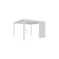 Pavillon-seitenteil 113x235cm Wetterfest - Weiß, Basics, Metall (113/235/10cm) - Gardenson