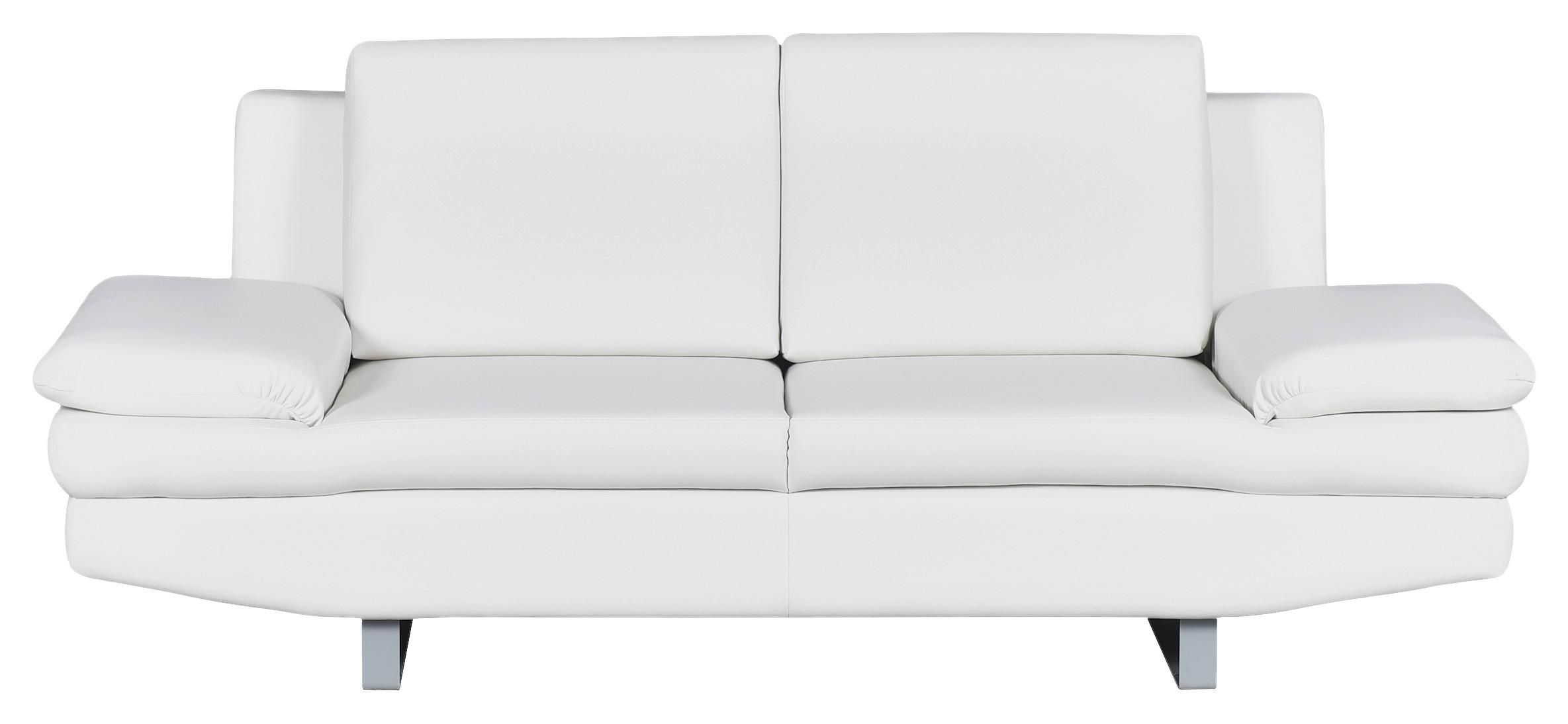 2-Sitzer-Sofa Jovanna, Weiß B: 198 cm - Weiß/Grau, Design, Textil (198/78/88cm) - MID.YOU
