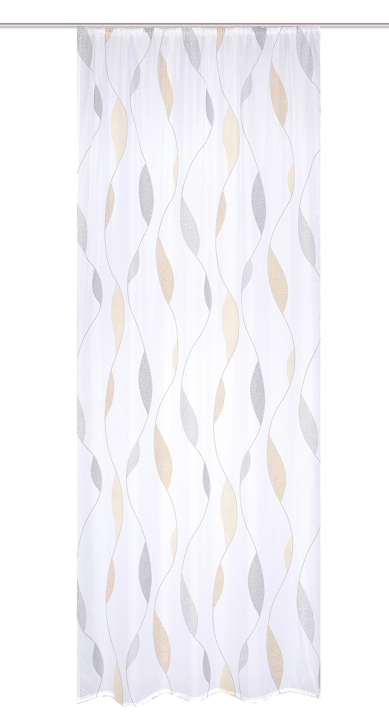 Fertigvorhang Paolo - Gelb/Hellgelb, KONVENTIONELL, Textil (140/175cm) - Schmidt W. Gmbh