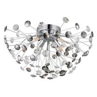 Kristály Mennyezeti Lámpa 64135dc Katrina - krómszínű/szürke, Konventionell, üveg/fém (45/25cm) - Globo