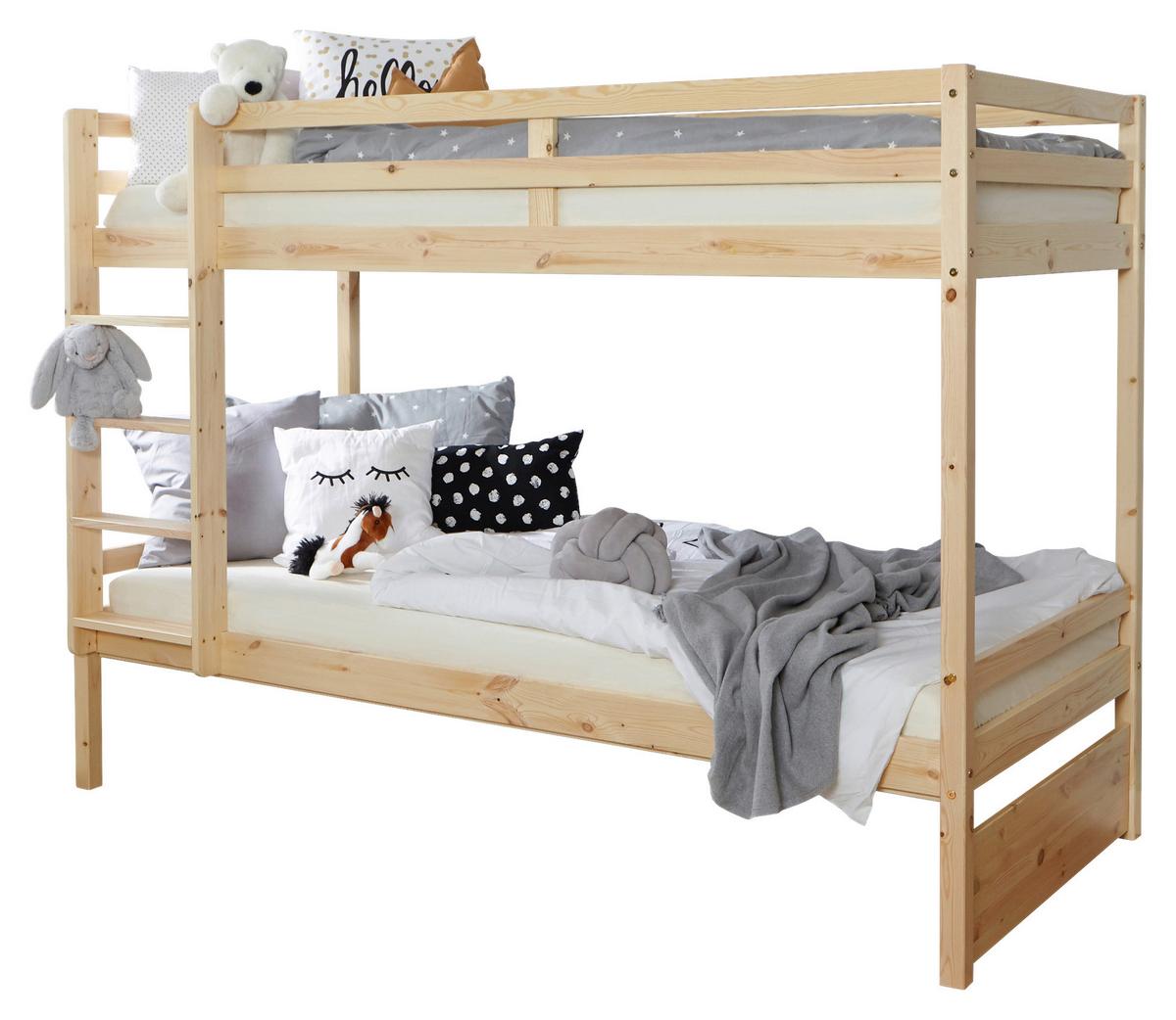 Etagenbett Finn - Naturfarben, MODERN, Holz (90/200cm) - MID.YOU