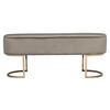 LAVICA PERA TAUPE / GOLD - sivohnedá/zlatá, Design, kov/drevo (105/41/40cm) - MID.YOU