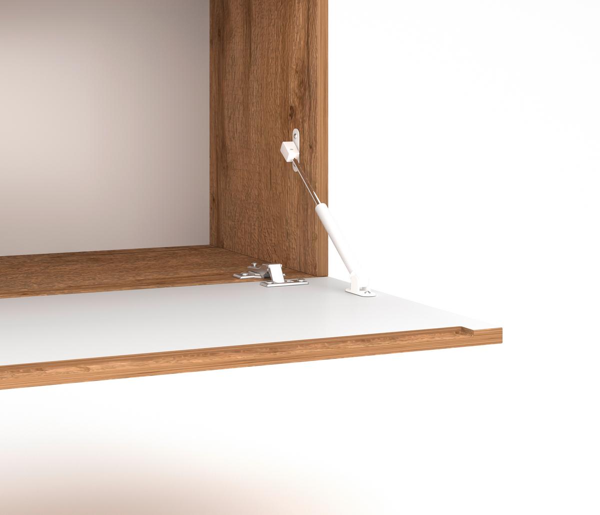 Lowboard Tv Stand Vivien 01 - Eiche Wotan, Design, Holzwerkstoff (100/40/38cm) - Livetastic