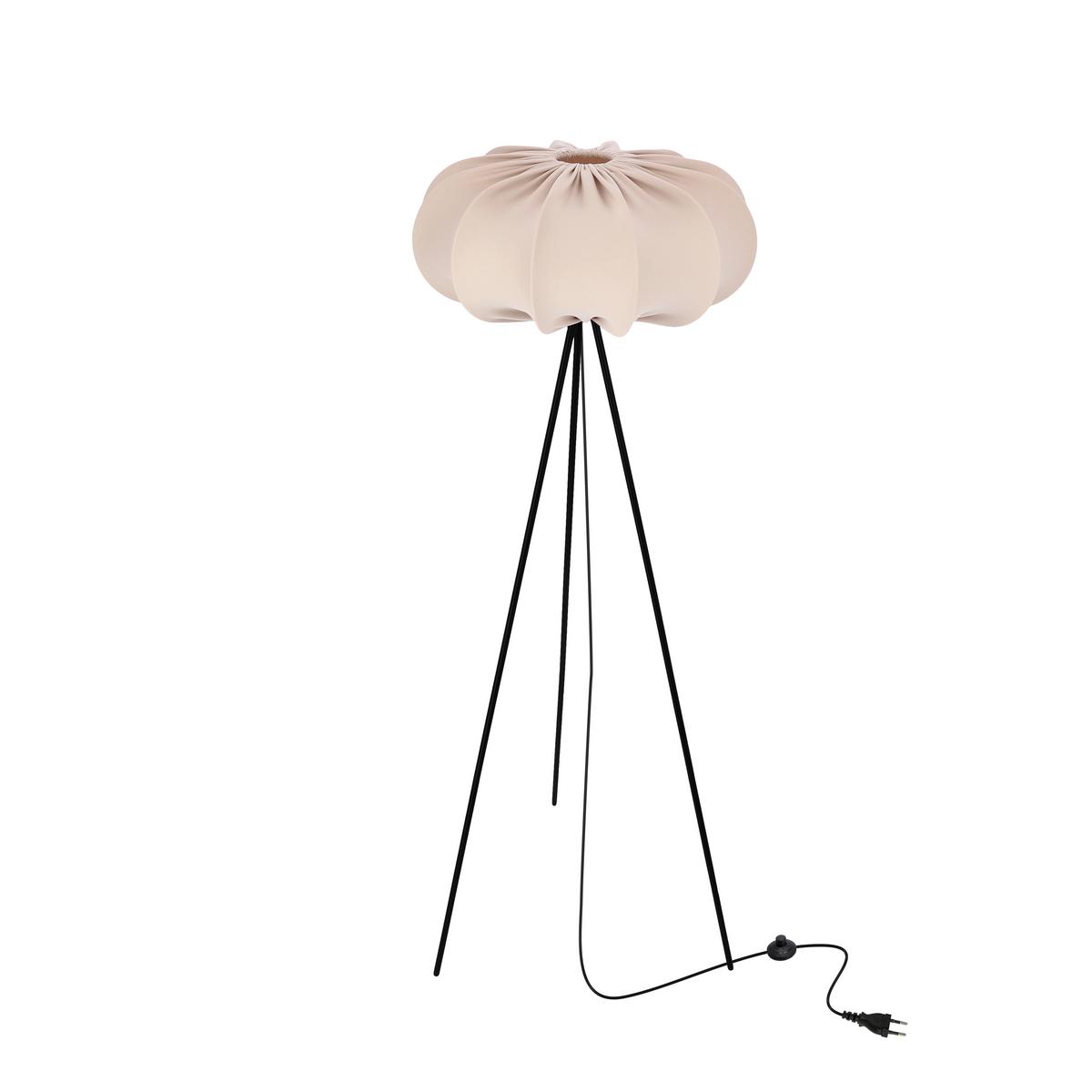 Stehleuchte 51-42040 Caffe - Hellbraun/Schwarz, KONVENTIONELL, Kunststoff/Metall (52/52/147cm)