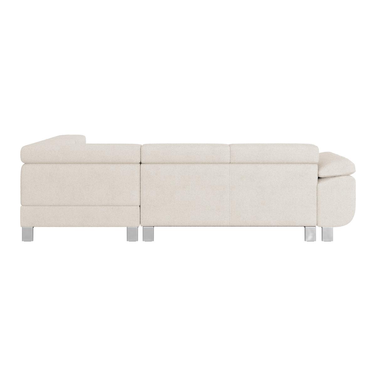 Ecksofa Savona - Perlmutt, MODERN, Textil (270/230cm) - Ondega
