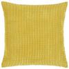 Zierkissen Halina 45x45 Cm Fleece Senffarben Mit Zipp - Gelb, MODERN, Textil (45/45cm) - Luca Bessoni