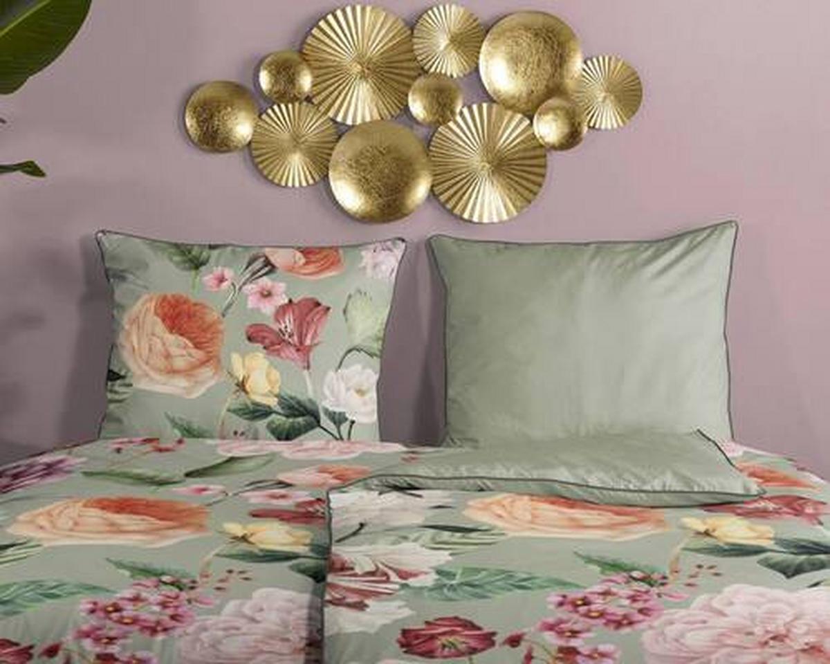 Wendebettwäsche Fiori Multicolor 155x220 cm - Multicolor, Natur, Textil (155/220cm)