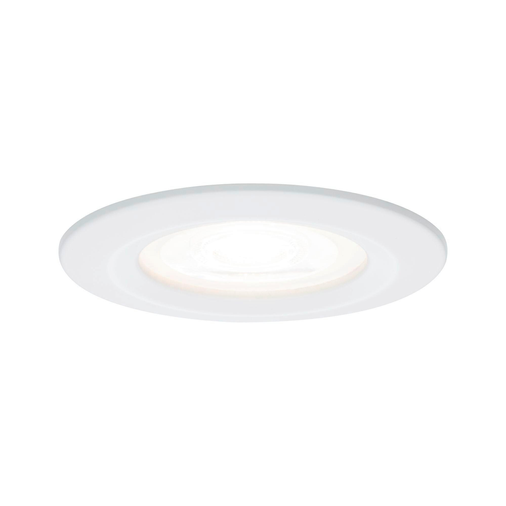 Deckenleuchte Ø 7,8 Cm 1-Flammig, Rund - Weiß, Basics, Metall (7,8cm) - Paulmann
