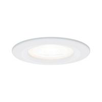 Deckenleuchte Ø 7,8 cm 1-Flammig, Rund - Weiß, Basics, Metall (7,8cm) - Paulmann