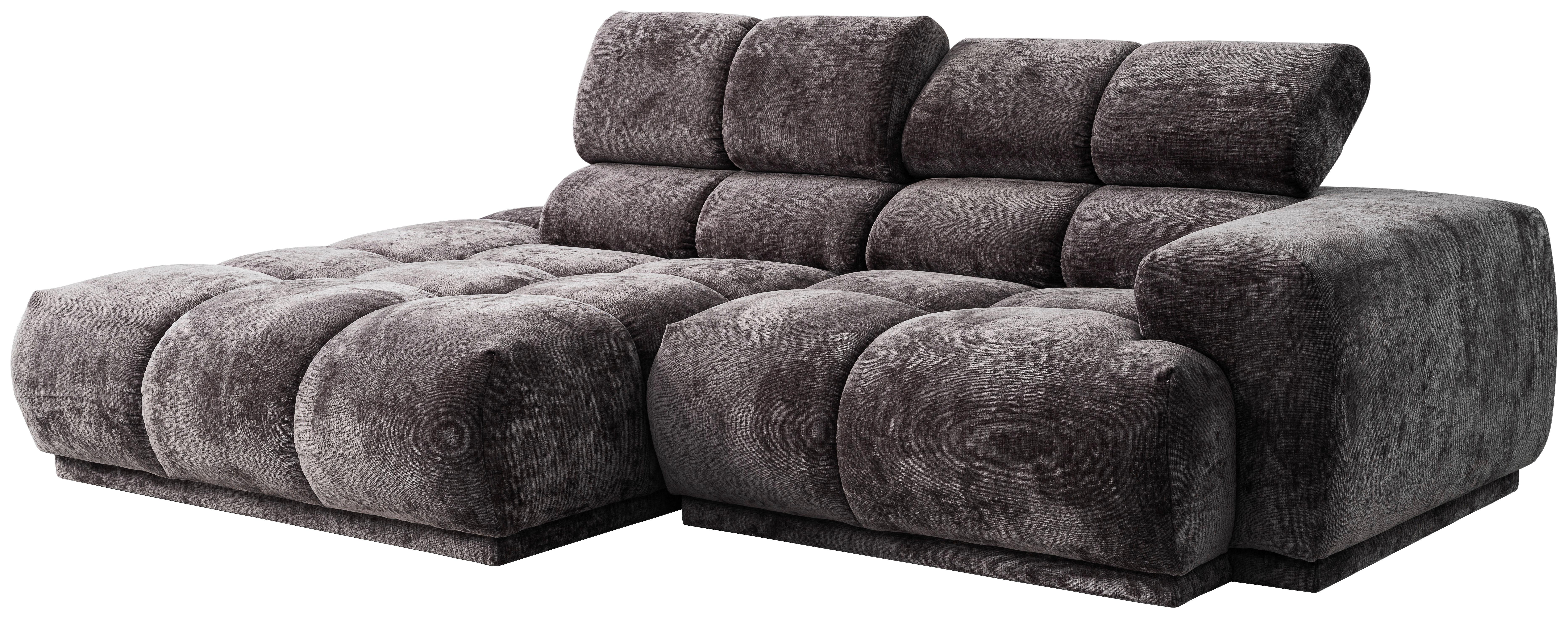 Ecksofa Chani Anthrazit, Schenkel: 150x239cm - Anthrazit, MODERN, Textil (150/239cm) - MID.YOU