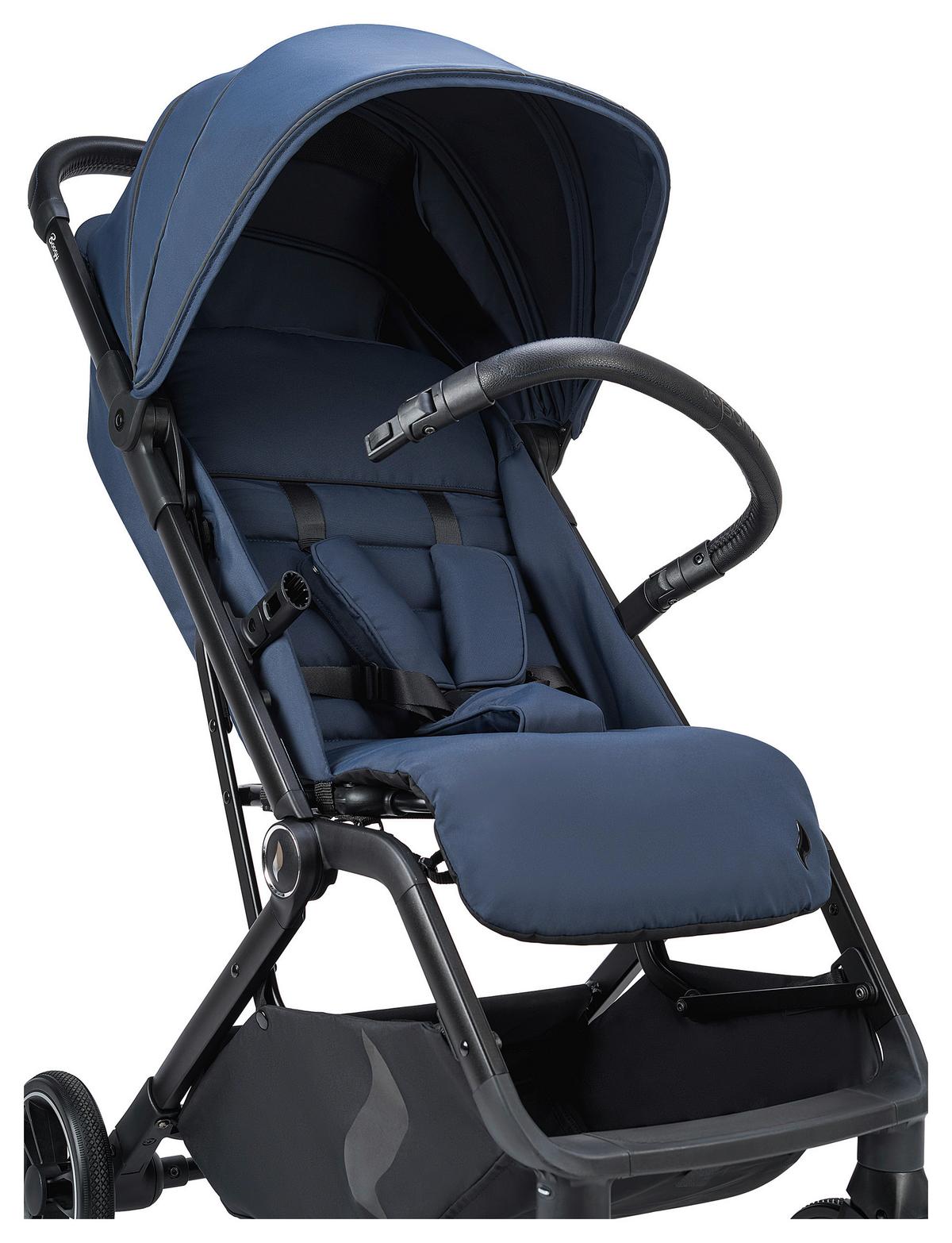 Buggy Sportwagen Boogy 2 - Schwarz/Dunkelblau, Basics, Textil/Metall (51/105/84,5cm) - Osann