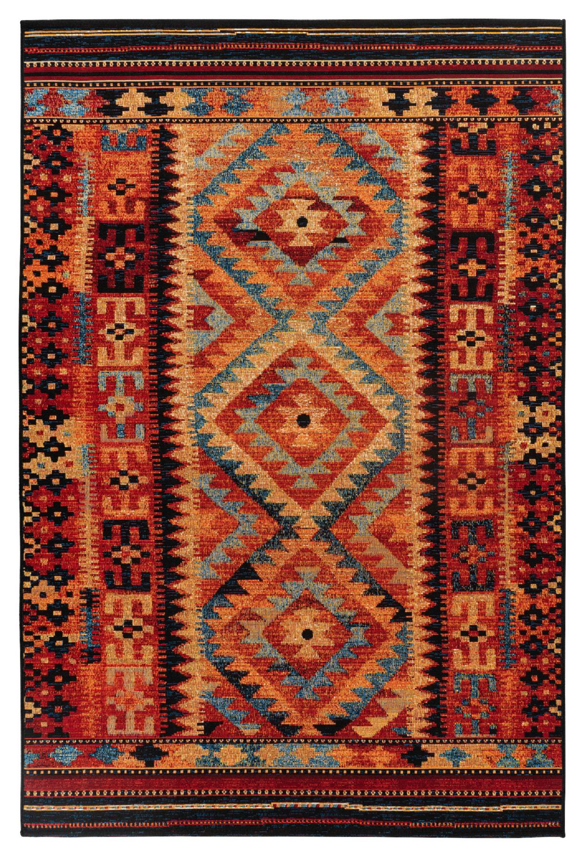 Outdoorteppich My Gobelina - Rot/Multicolor, Design, Textil (160/230cm) - Obsession