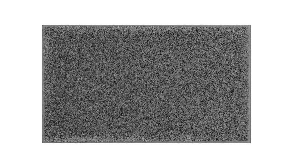 Badematte Touchme - Anthrazit, Basics, Textil (65/115cm) - Grund