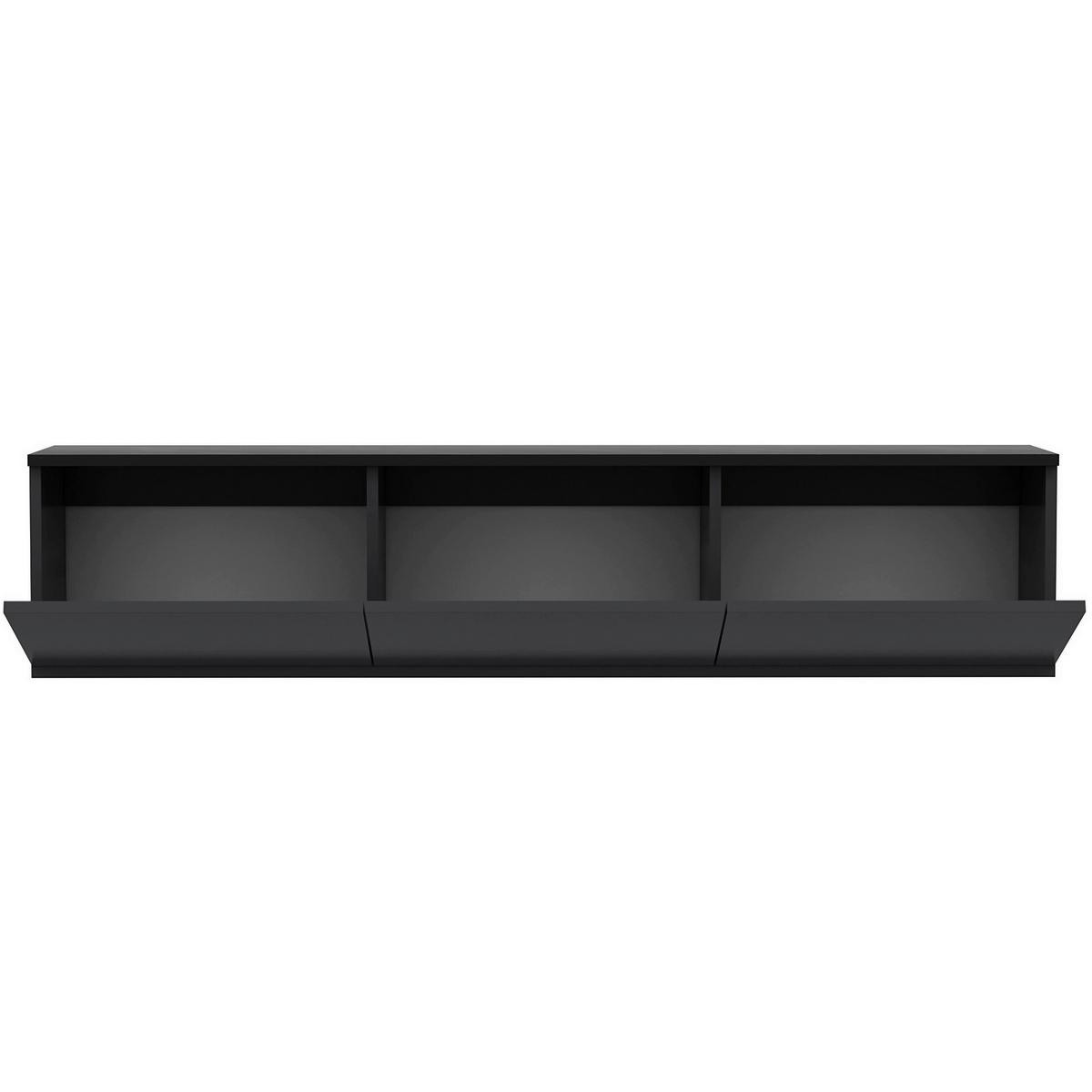LOWBOARD Neon Anthrazit B: 160cm - Anthrazit, Design, Holzwerkstoff (160/35/32cm) - MID.YOU