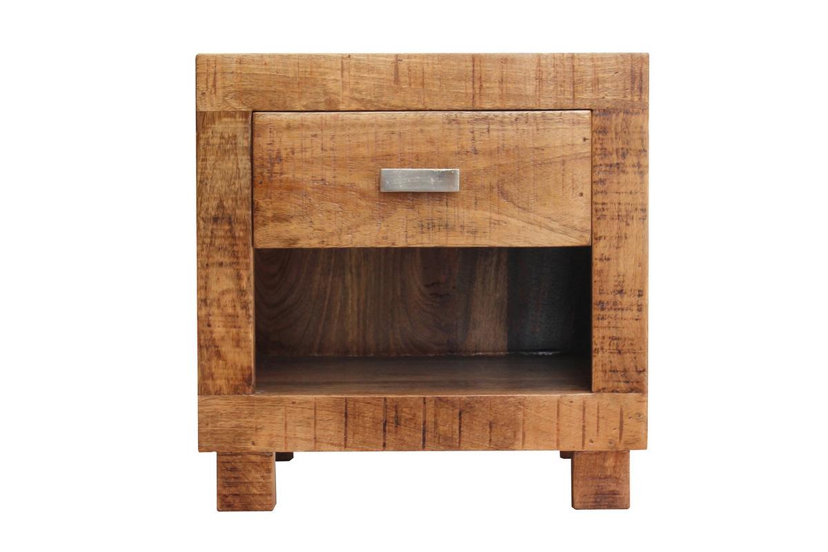 Nachttisch Naturfarben B: 40 Cm - Naturfarben, Design, Holz (40/40/30cm) - Livetastic