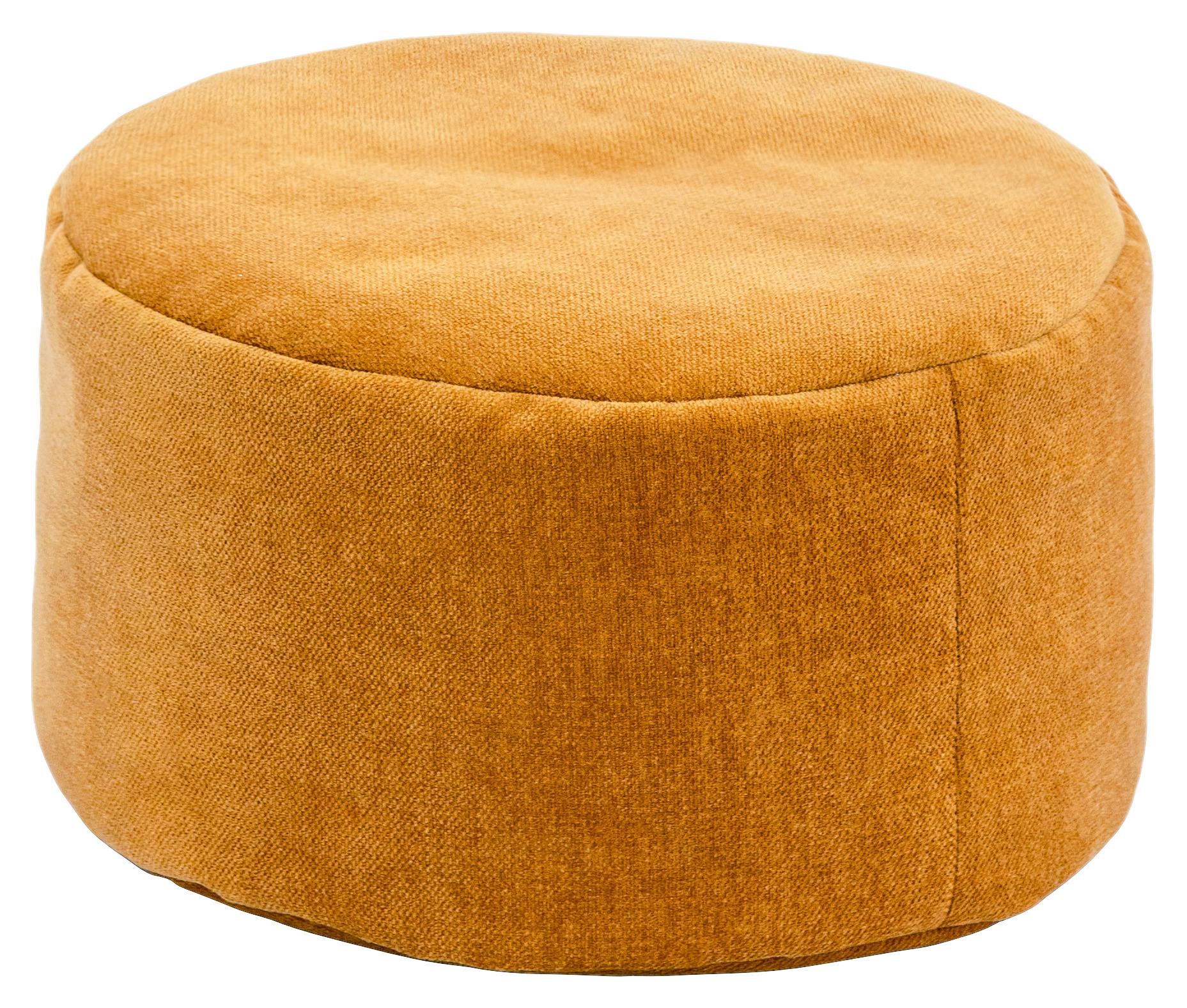 Sitzsack Drops Gelb Indoor Mit Styroporkugeln-Füllung - Gelb, MODERN, Textil (42/25/45cm) - Ondega