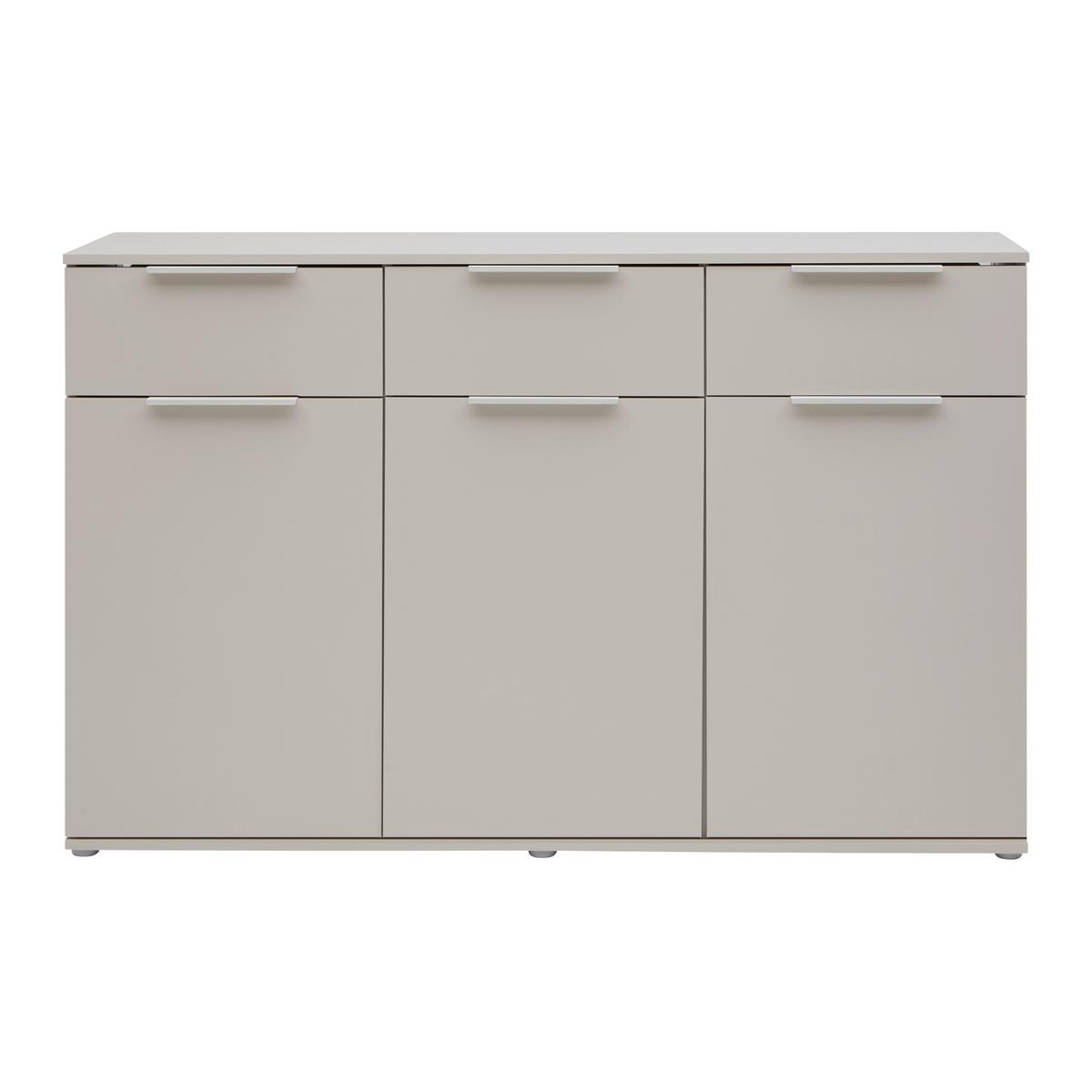 ŠIROKÁ KOMODA DUNE 1 - kašmírová, Modern, kov/kompozitné drevo (150/95/38cm) - Mömax