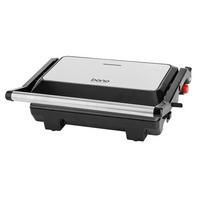 Kontaktgrill Hama - Edelstahlfarben/Schwarz, Basics, Kunststoff/Metall (27,9/21,8/8,6cm) - Bono
