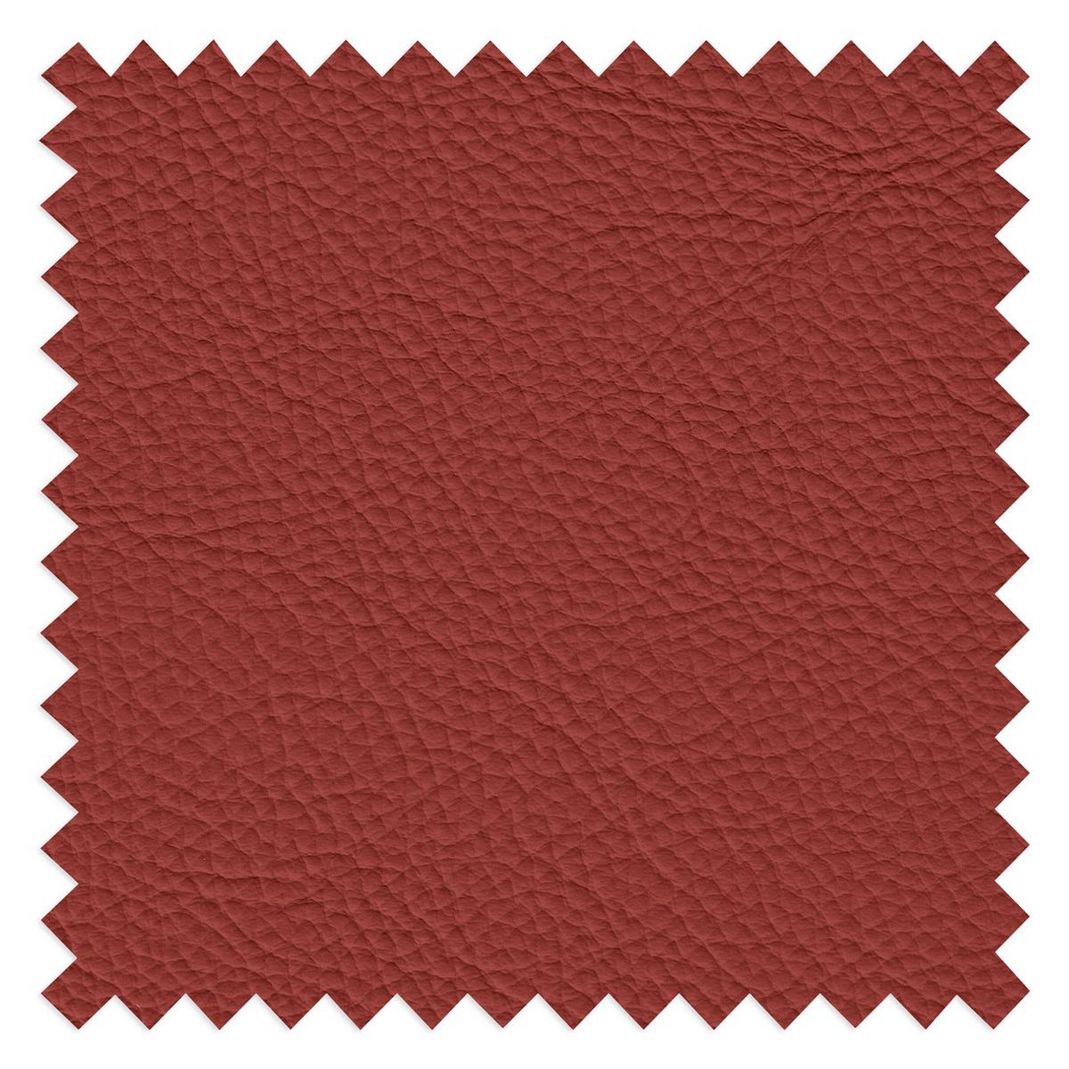 Relaxliege Swing Silver Rot B: 65 cm - Silberfarben/Rot, Design, Leder (65/65-95/171cm) - Livetastic