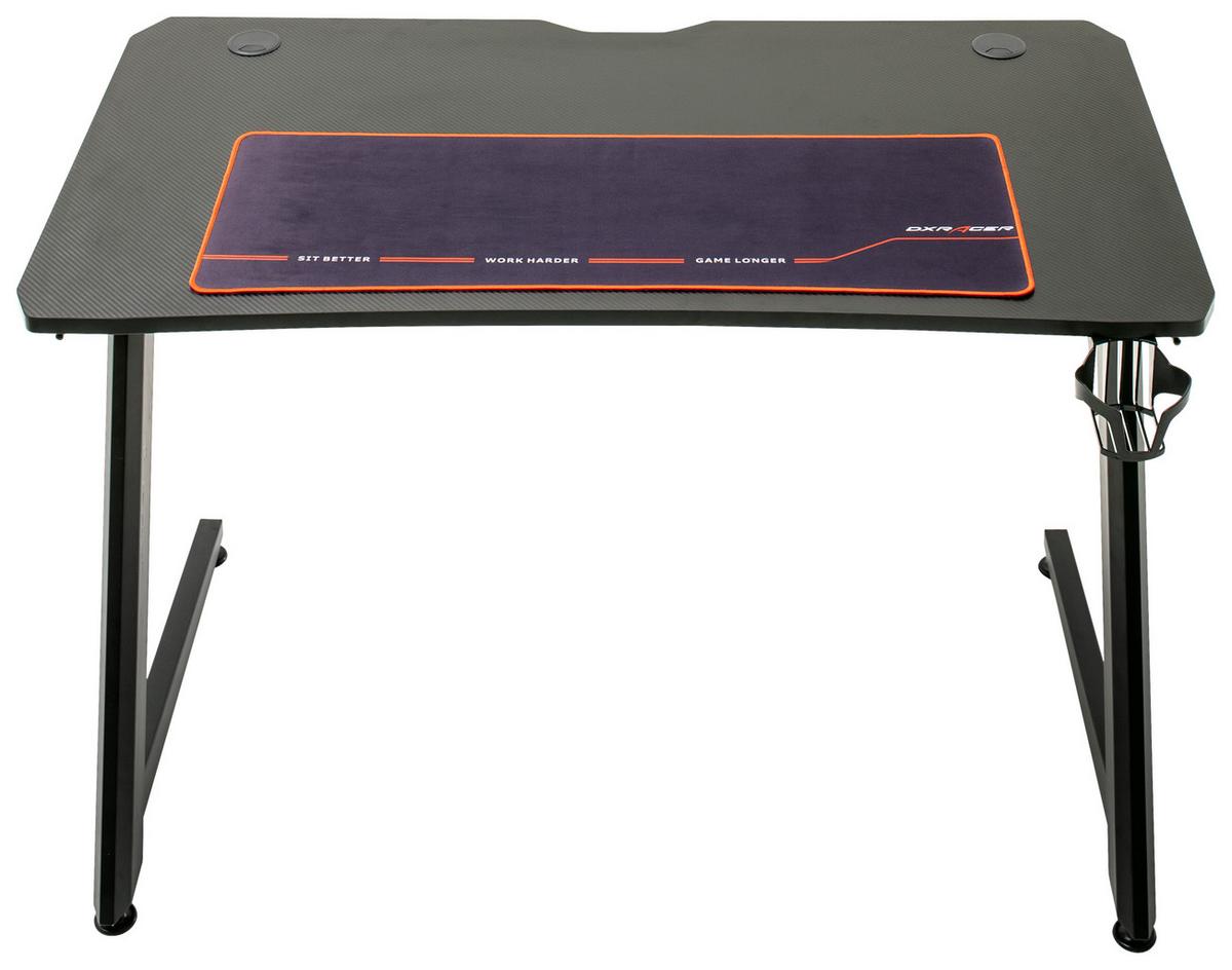 Herní stůl DX RACER - černá, Design, kov/kompozitní dřevo (111/75/60cm) - Dxracer