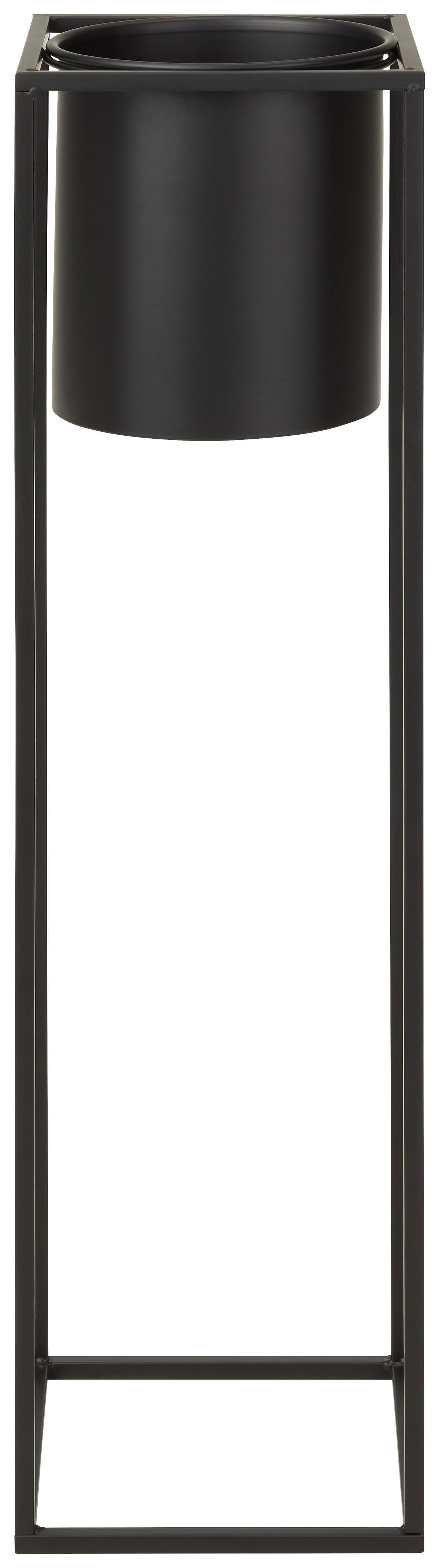 OBAL NA KVETINÁČ KIARA -AKT- -TOP- - čierna, Lifestyle, kov (21/80,5cm) - Mömax