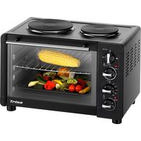 Mini-Backofen Trisa Schwarz 1500 W - Schwarz, KONVENTIONELL, Metall (51/32/34cm) - Trisa Electronics