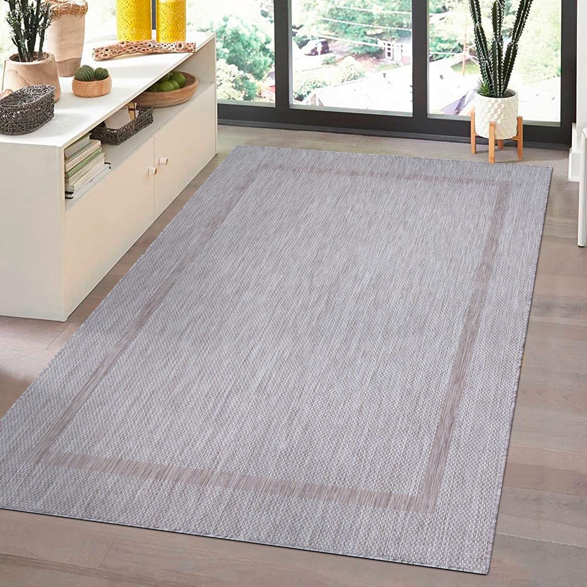 Flachwebteppich Relax - Silberfarben, Basics, Textil (160/230cm) - Novel