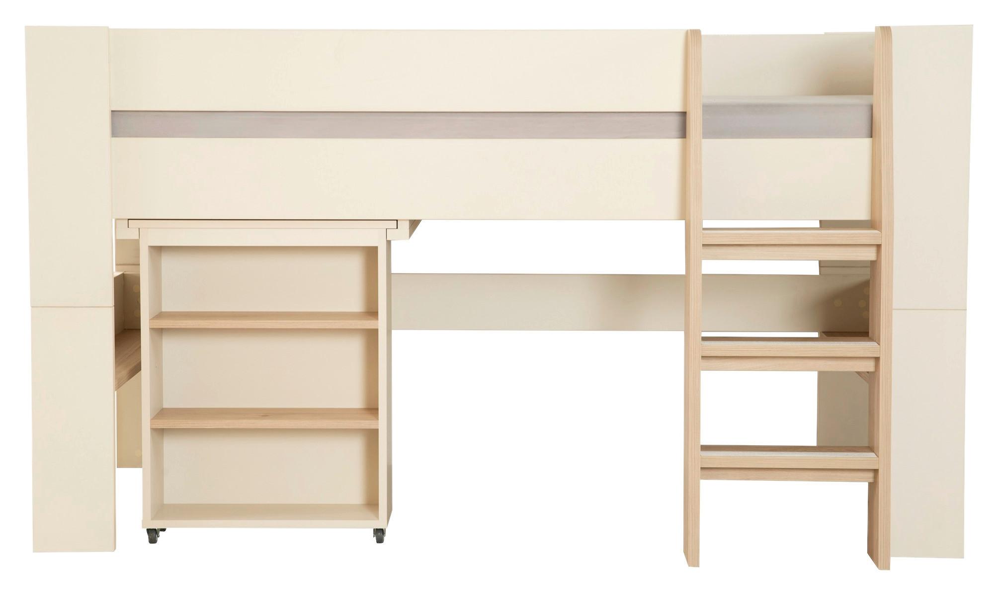 Anbauschreibtisch Flexi Grow Kashmir - Kaschmir, KONVENTIONELL, Holzwerkstoff (65,5/77/95,5cm) - Roba