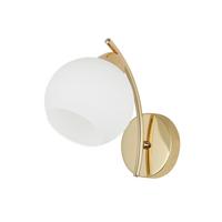 Wandleuchte 21-38593 Amos - Goldfarben/Weiß, KONVENTIONELL, Metall (22/13/21cm)