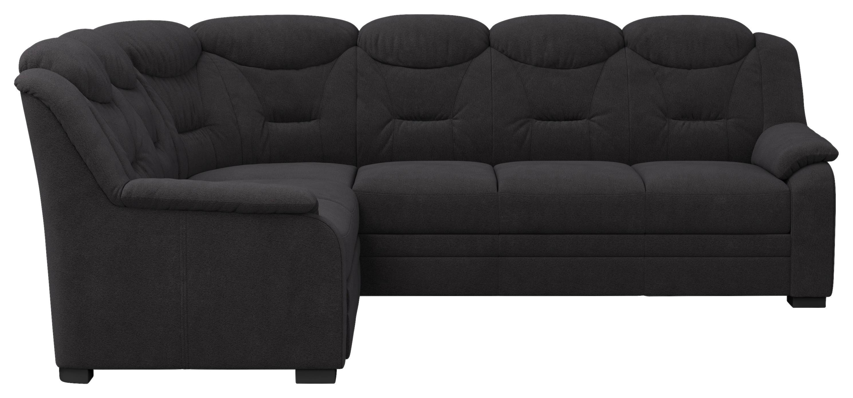 ECKSOFA Marcus Schwarz S: 211x263 cm - Schwarz, Basics, Textil (211/263cm) - MID.YOU