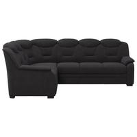 Rohová sedačka MARCUS, ľavá, čierna ženilka - čierna, Basics, textil/plast (211/263cm) - MID.YOU