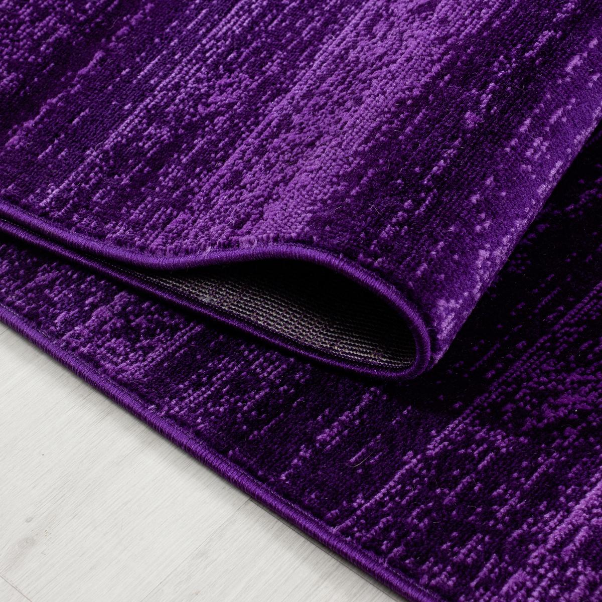 Webteppich Lila Naturfaser Plus 80x150 Cm - Lila, Design, Textil (80/150cm)