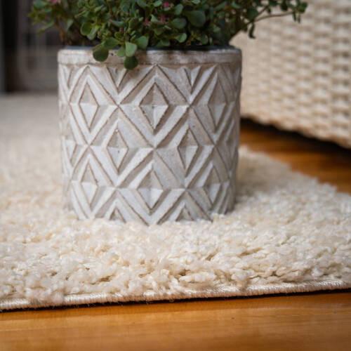 Hochflorteppich My Twist 215 - Creme, Basics, Textil (120/170cm) - Obsession