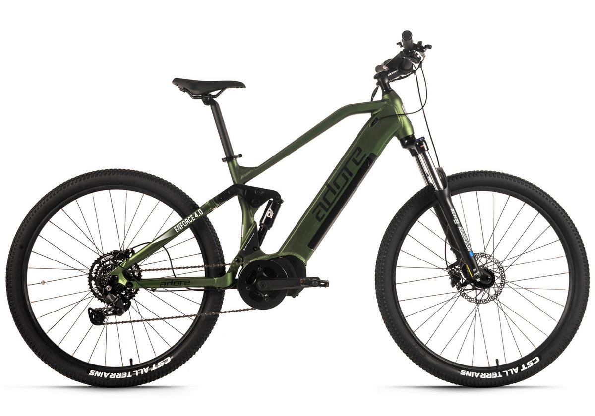 E-mountainbike Fully 29'' Grün Matt - Grün, LIFESTYLE, Metall (180/70/100cm)