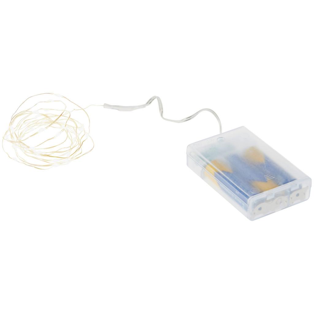 LICHTERKETTE 20 warmweiße LED
