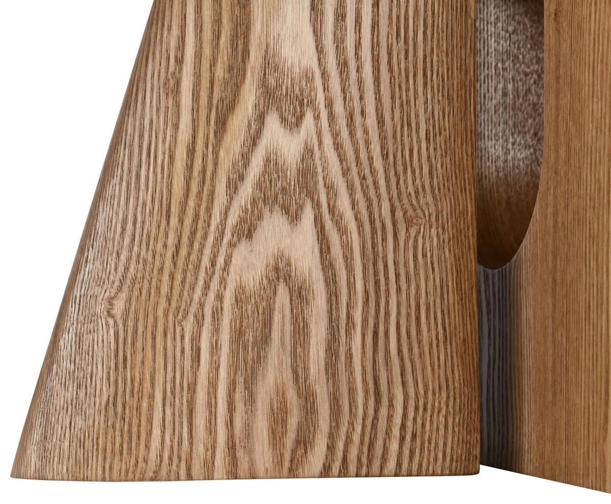 Esstisch Otis Weiß/Eichefarben D: 160 cm - Eichefarben/Weiß, MODERN, Holz/Holzwerkstoff (160/90/75cm) - Livetastic