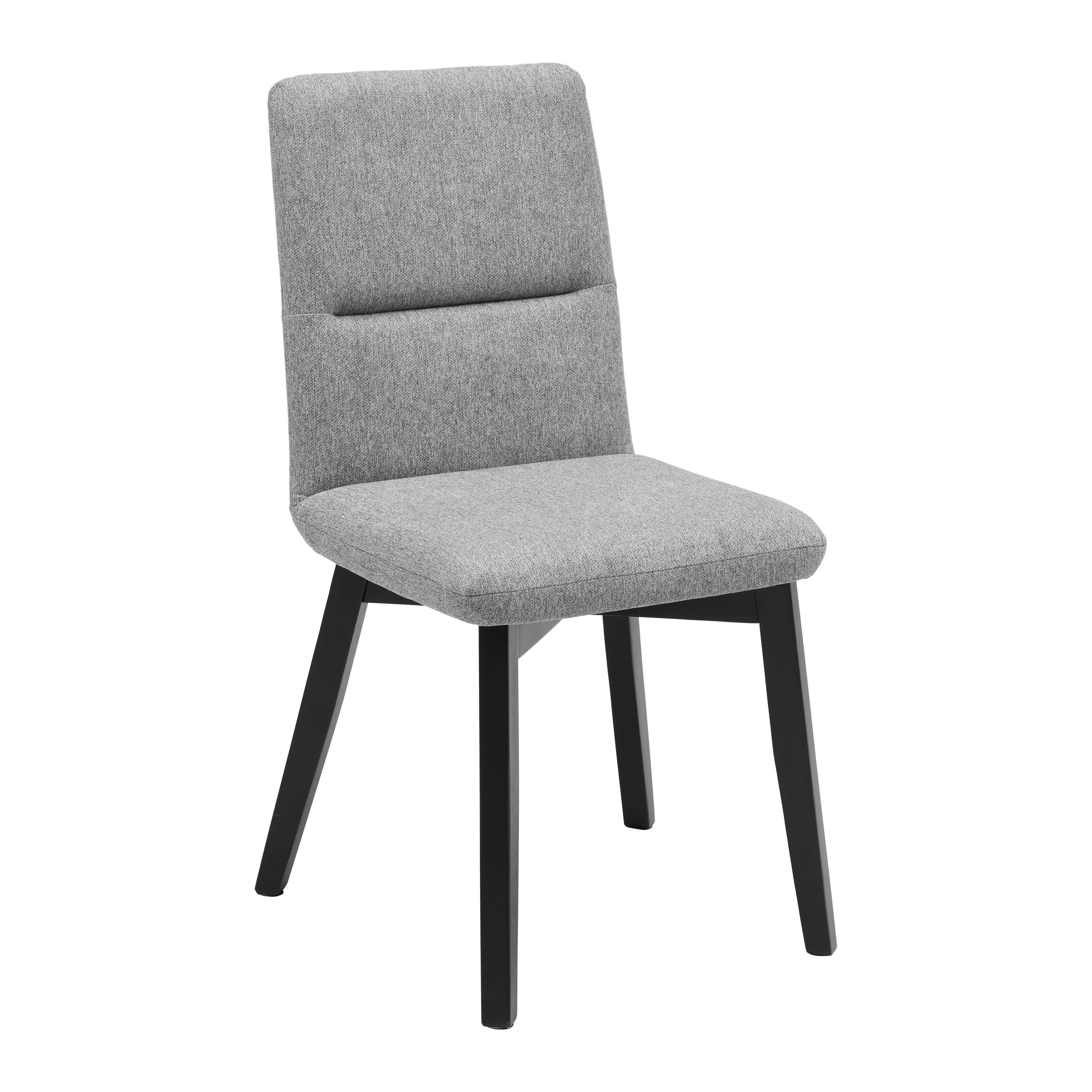 ŽIDLE CANON - šedá/černá, Konvenční, dřevo/textil (49/88/61cm) - Based